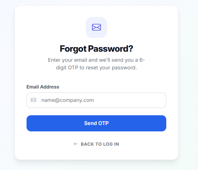 Forgot password